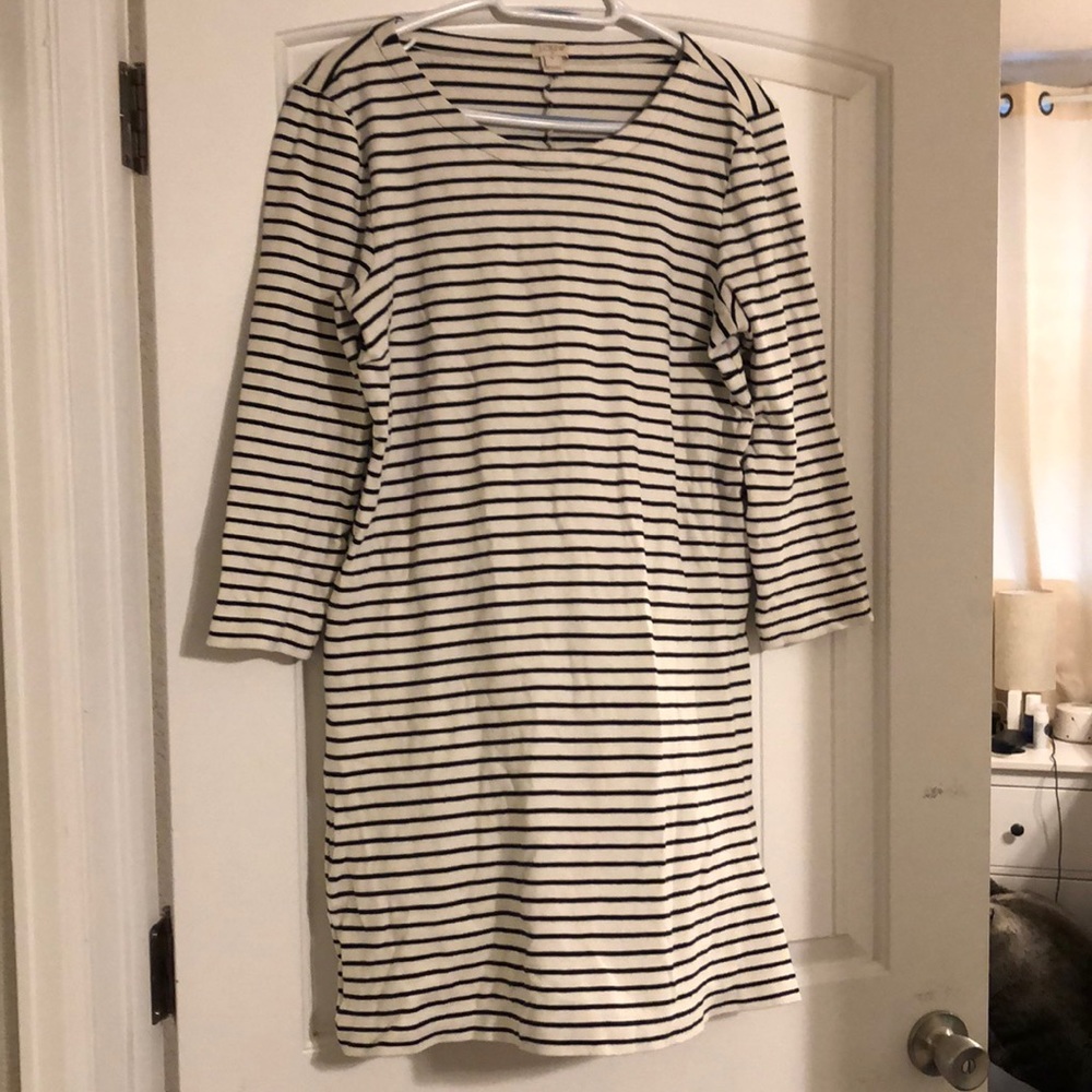 J crew long sleeve dress